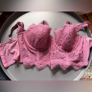 Lace Bralette in Mauve